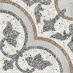 Paul & Co Ceramiche Terrazzo vloertegel - 25x25cm - 14mm - Vierkant - Casale Siena grigio mat SW159332