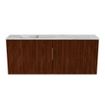 Mondiaz JOYA-DLUX 100cm toiletmeubel - kleur Ruby - Wastafel FAYE positie Links 1 kraangat kleur Glace. SW1423554