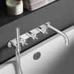 Hotbath Chap mitigeur douche encastrable avec 2 robinets d'arrêt C062 chrome SW11420