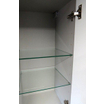 Colonne Wiesbaden Vision 2 portes 160x35x35 bois grain gris SW95826