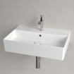 Villeroy & Boch memento 2.0 Lavabo 60x42cm avec trop-plein et 1 trou de robinet Ceramic+ Blanc SW336056