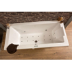 Xenz Society Duobad - 170x75x53 - afvoer Midden - acryl - wit SW102898