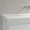 Villeroy & Boch Collaro lavabo à poser sur meuble - 120x47cm - sans trop-plein sans trous de robinetterie blanc SW358348