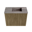 Mondiaz JOYA-DLUX 50cm toiletmeubel - kleur Dusk - Wastafel FAYE positie Rechts 1 kraangat kleur Oza. SW1425961