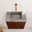 Mondiaz JOYA-DLUX Meuble de toilette 40cm - couleur Ruby - Vasque FAYE position Milieu Sans trou de robinet couleur Sombra. SW1425644