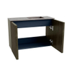 Mondiaz JOYA-DLUX Meuble de toilette 60cm - couleur Shadow - Vasque FAYE position Droite Sans trou de robinet couleur Oza SW1425021