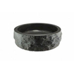 Wiesbaden Raw vasque à poser ronde martelée 40x12 cm pierre dure adoucie SW110884