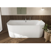 Villeroy & Boch Oberon 2.0 baignoire semi-autoportante - 180x80cm - avec panneau alphine white SW209464
