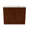 Mondiaz JOYA-DLUX 50cm toiletmeubel - kleur Ruby - Wastafel FAYE positie Midden Zonder kraangat kleur Nata. SW1425410