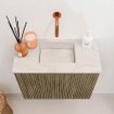 Mondiaz JOYA-DLUX 50cm toiletmeubel - kleur Dusk - Wastafel FAYE positie Midden Zonder kraangat kleur Ostra. SW1423382