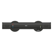 GROHE Precision Feel Doucheset - thermostatische douchekraan - 31.3cm - Vitalio Joy glijstangset - 60cm - ronde handdouche - 3 straalsoorten - matte black SW1565486