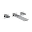 Crosswater Limit Robinet de lavabo - 3 trous - encastré - chrome SW928232