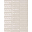 Ceralto Ivarno Grain Wandtegel 6x24cm 10mm Bianco SW450723