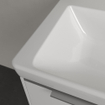 Villeroy & boch subway 3.0 lavabo de meuble 55x44x16,5cm rectangle sans trou de trop-plein blanc alpin céramique brillante SW702068