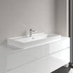 Villeroy & Boch Collaro lavabo-meuble - 100x47cm - avec trop-plein 1 trou de robinet ceramic+ stone white SW358325