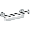 Hansgrohe Poignée de bain Comfort avec support et rayon chrome SW66574