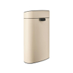 Brabantia Touch Bin Afvalemmer - 40 liter - kunststof binnenemmer - soft beige SW1117323