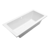 Xellanz Santino SQ baignoire encastrée duo 180x80x49 cm blanc mat SW643232