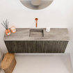 Mondiaz JOYA-DLUX 100cm toiletmeubel - kleur Shadow - Wastafel FAYE positie Midden Zonder kraangat kleur Oza. SW1425045