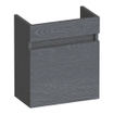 BRAUER Joy fonteinonderkast - 40x45x22cm - 1 deur - greeploos - linksdraaiend - Timber Grey SW1201003