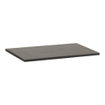 BRAUER Vulcanic topblad - 60x40x2cm - zonder kraangat - natuursteen - basalt antraciet SW23889