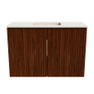 Mondiaz JOYA-DLUX 60cm meuble de toilette - couleur Ruby - Vasque FAYE position Milieu 1 trou de robinet couleur Meli. SW1425338