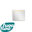 FugaFlow Eccelente Arredo 2.0 badkamerspiegel 80x70cm met bovenverlichting LED met sensor schakelaar SW1123432