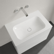Villeroy & Boch Finion lavabo-meuble 80x50 sans trou de robinetterie sans trop-plein blanc Ceramic+ blanc SW209387