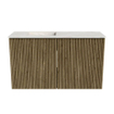 Mondiaz JOYA-DLUX 70cm meuble de toilette - couleur Dusk - Vasque FAYE position Gauche 1 trou de robinet couleur Ostra. SW1423387