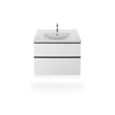 Duravit D-Neo lavabo 80x48x16.5cm 1 trou de robinet rectangulaire Céramique Blanc SW640432