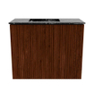 Mondiaz JOYA-DLUX Meuble de toilette 50cm - couleur Ruby - Lavabo FAYE position Gauche 1 trou de robinet couleur Lava. SW1423604