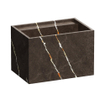 BRAUER Cube Lavabo pour meuble - 60x40x45.7cm - sans trop-plein - 1 vasque - sans trou de robinet - composite - Copper Brown SW957316