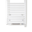 Stelrad Dahlia E-Vento radiateur électrique - 80x60cm - 1350 watts - avec ventilateur - blanc brillant SW789686
