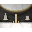 Hansgrohe Metropol robinet de lavabo 160 avec vidage push open avec bec fixe en saillie 15.2 cm polished gold SW297580