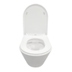 Wiesbaden Vesta WC suspendu sans bride avec abattant Shade slim softclose et quick release brillant blanc SW710744