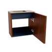 Mondiaz JOYA-DLUX 40cm toiletmeubel - kleur Ruby - Wastafel FAYE positie Links Zonder kraangat kleur Saba. SW1425567