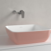 Villeroy & Boch Artis vasque à poser - carrée 41x41x12.5cm - sans trou de robinetterie sans trop-plein powder SW68854