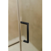 Fortifura Galeria Cabine de douche - 70x120x200 - Profil verre de sécurité - anti calcaire - noir mat SW1446142