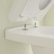 Villeroy & Boch ViCare Cuvette profonde - sans rebord de rinçage - au sol - Blanc Alpin CeramicPlus SW706806