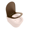 MONDIAZ LAVIE WC suspendu - 36x53cm - sans bride - Rust (marron) - softclose - quick-release - abattant WC - Rosee (rose) SW1208704