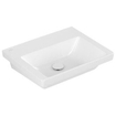 Villeroy & boch subway 3.0 lavabo de meuble 55x44x16,5cm rectangle sans trou de débordement blanc alpin gloss ceramic+ SW701528