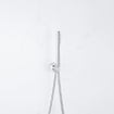 FortiFura Calvi Coude pour flexible de douche avec rosace ronde Chrome SW542643