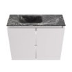 MONDIAZ TURE-DLUX 60cm toiletmeubel Cale. EDEN wastafel Lava positie links. Zonder kraangat. SW1103699