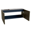 Mondiaz JOYA-DLUX 100cm meuble de salle de bains - couleur Shadow - Vasque FAYE position Gauche Sans trou de robinet couleur Oza. SW1425047