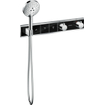 Hansgrohe RainSelect Ensemble de finition pour mitigeur thermostatique encastré douche pour 3 fonctions avec support de douchette 52.7x90cm chrome SW157087
