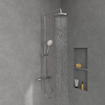 Villeroy & Boch Universal Showers Système de douche à trois fonctions pour montage mural - chrome SW974394