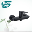 FugaFlow Efficiente Sobrado douchekraan opbouw zwart - Black Friday - SW1123757