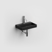 Clou Mini Wash Me lave-mains 38x24cm trou de robinet Céramique Noir mat SW9309