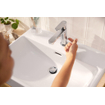 Hansgrohe Rebris S Mitigeur lavabo 1 trou 110 coolstart avec vidage ecosmart+ 4 l/min chrome SW796351