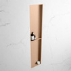 Mondiaz EASY Niche salle de bains - 89.5x8x29.5cm - à encastrer ou à monter - 2 compartiments - Rosee | Rosee SW1017027